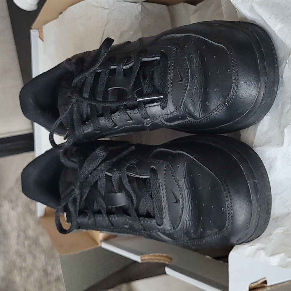 IUC All black Air Force Ones